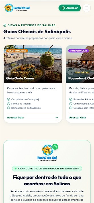 Instagram Oficial do Portal do Sal com 15.2 mil seguidores